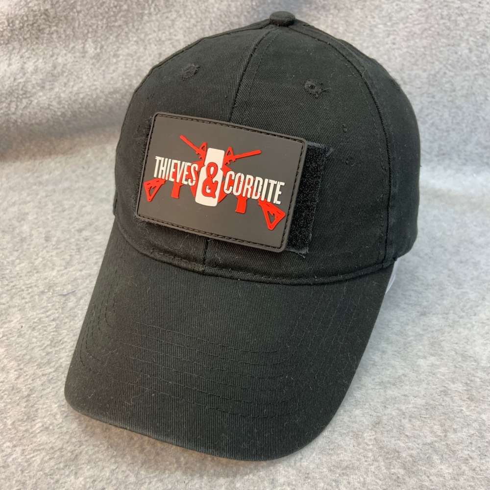 Thieves & Cordite Patch Mens Black Eagle Crest Hat Adjustable OSFM